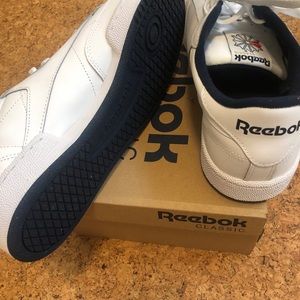 Men’s Reebok Classic Club C 85 sz 12 white/navy